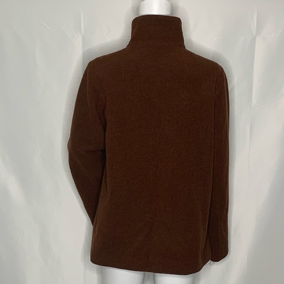 Eileen Fisher Wool Coat Lined Full Zipper - Picture 9 of 14
